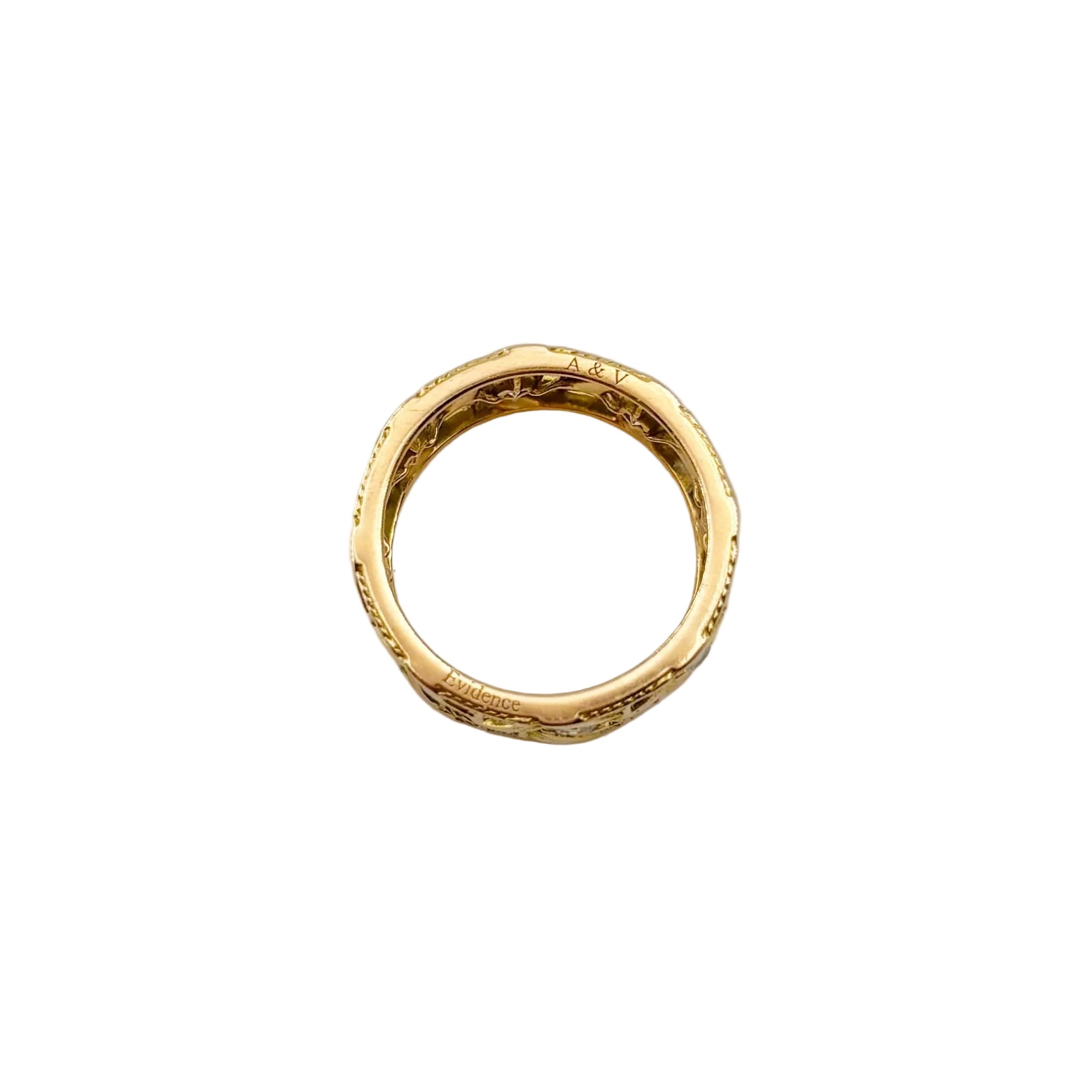 Bague DIOR "My Dior" GM en or jaune et diamants