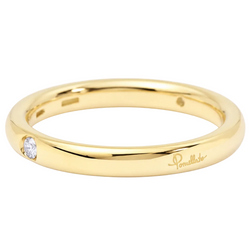 Bague Alliance POMELLATO "Lucciole" en or jaune et diamant