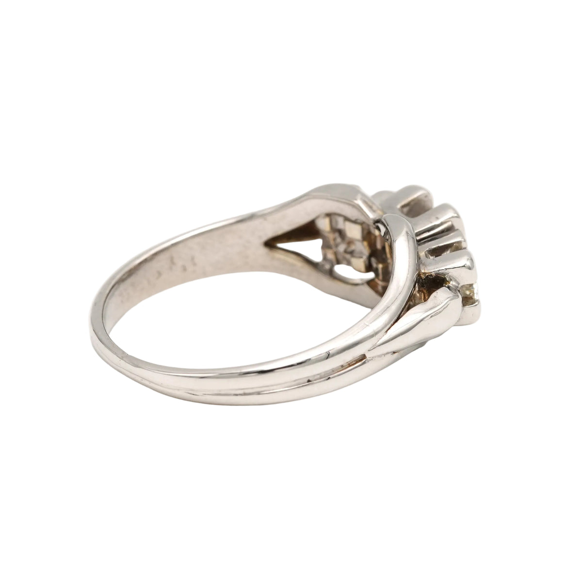 Bague Trilogie en or blanc et diamants