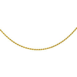 Collier Maille corde Or jaune