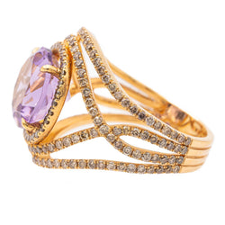 Etername Bague Eternelle Or jaune Améthyste