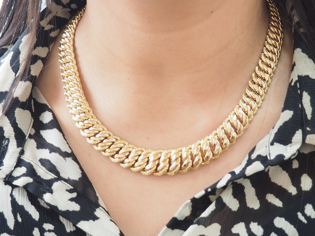 Collier Maille en or jaune
