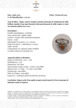 Bague Entourage en platine, saphir et diamants