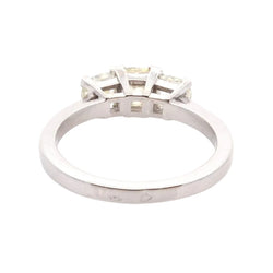 Bague Trilogie en platine et diamants