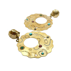 Boucles d'oreilles Pendantes CHANTECLER en or jaune