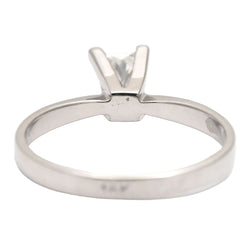 Bague Solitaire en or blanc et diamant