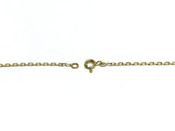 Chaîne en or jaune maille Forçat