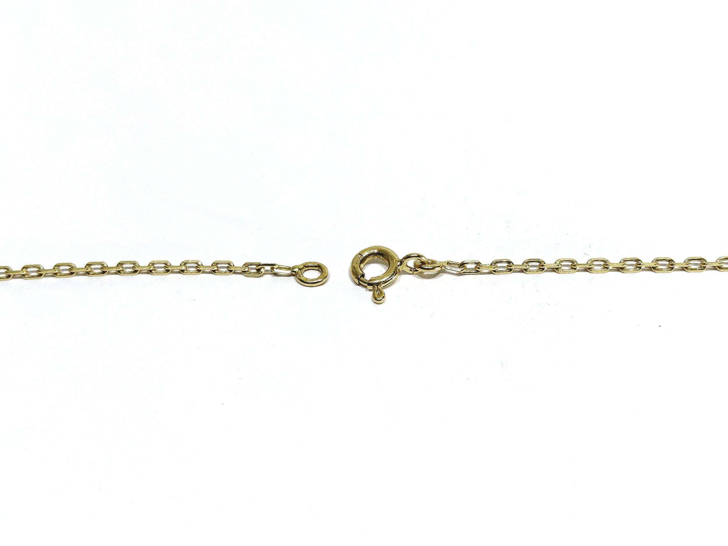 Chaîne en or jaune maille Forçat