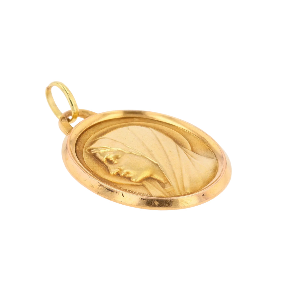 Médaille LASSERRE en or jaune