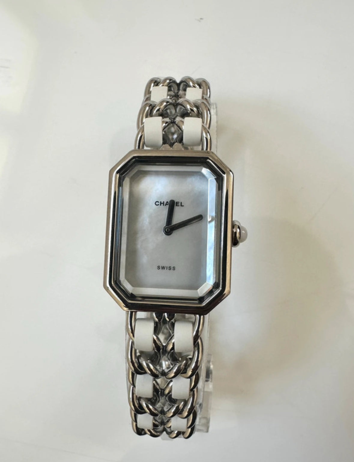 Montre Chanel Première en acier et cuir XXL