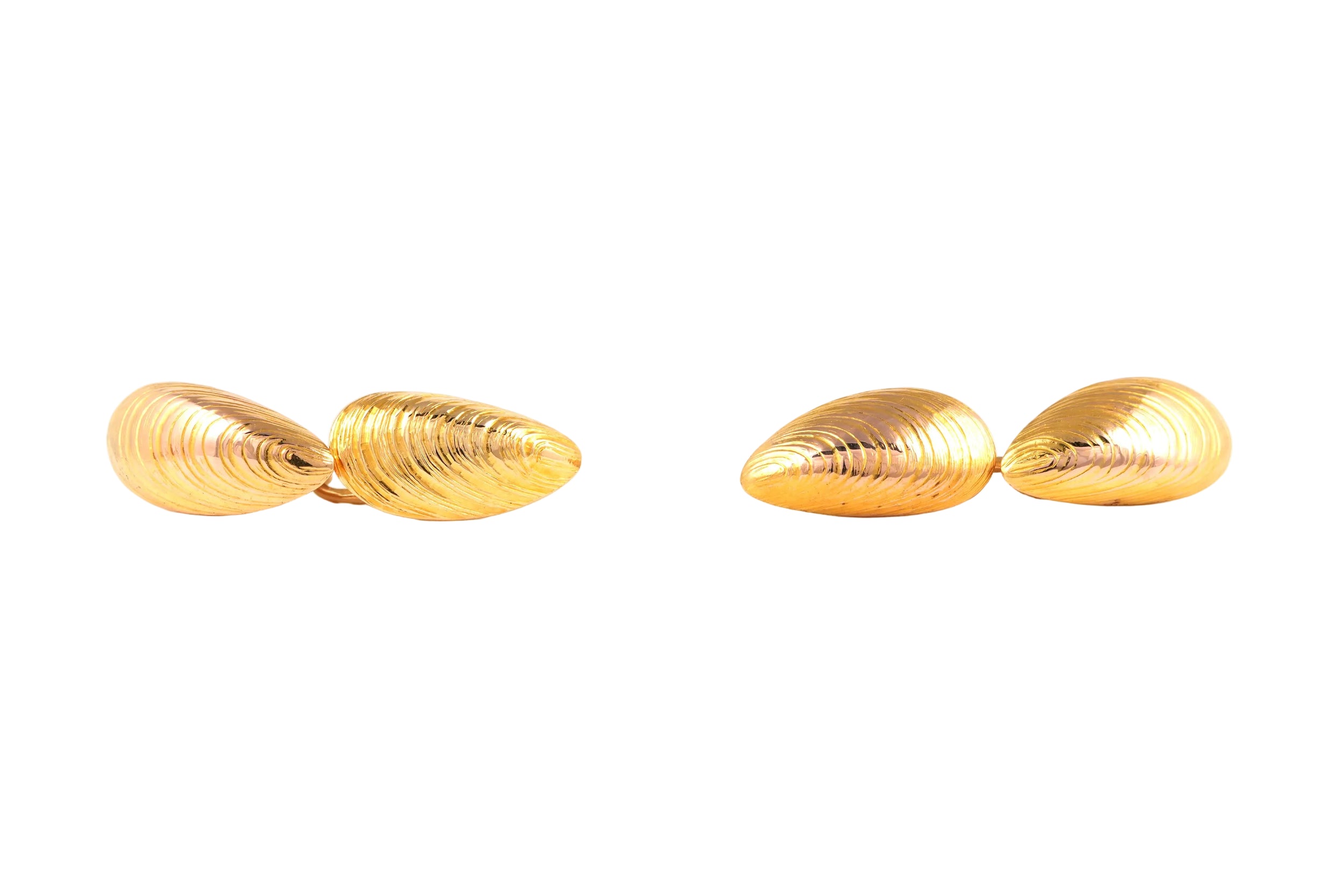 Boutons de manchette en or jaune