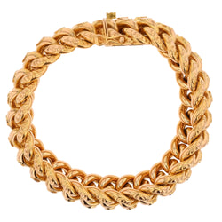 Bracelet Maille en or rose