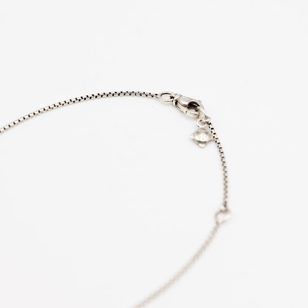 Collier Pendentif Croix DAVID YURMAN en argent et diamants