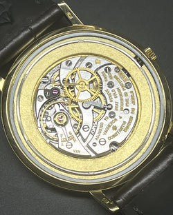 Montre VACHERON & CONSTANTIN en or jaune et cuir