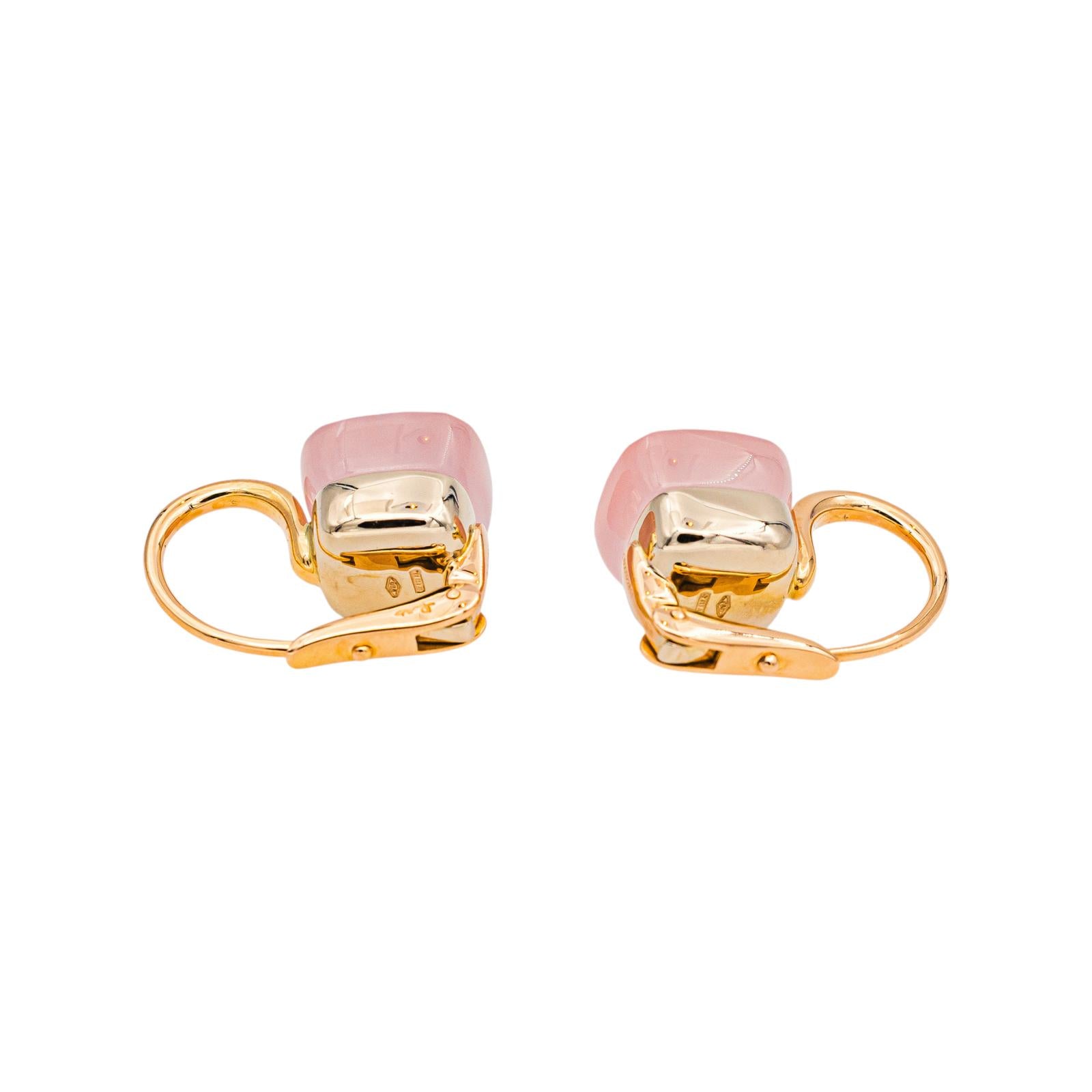 Pomellato Boucles d'oreilles  Nudo Or rose Quartz rose