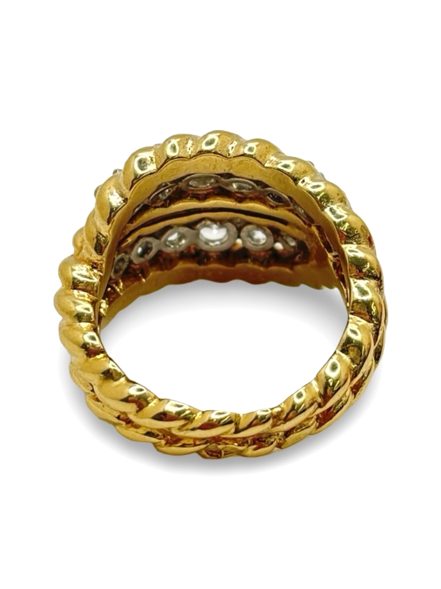 Bague Cocktail VAN CLEEF & ARELS en or jaune et diamants