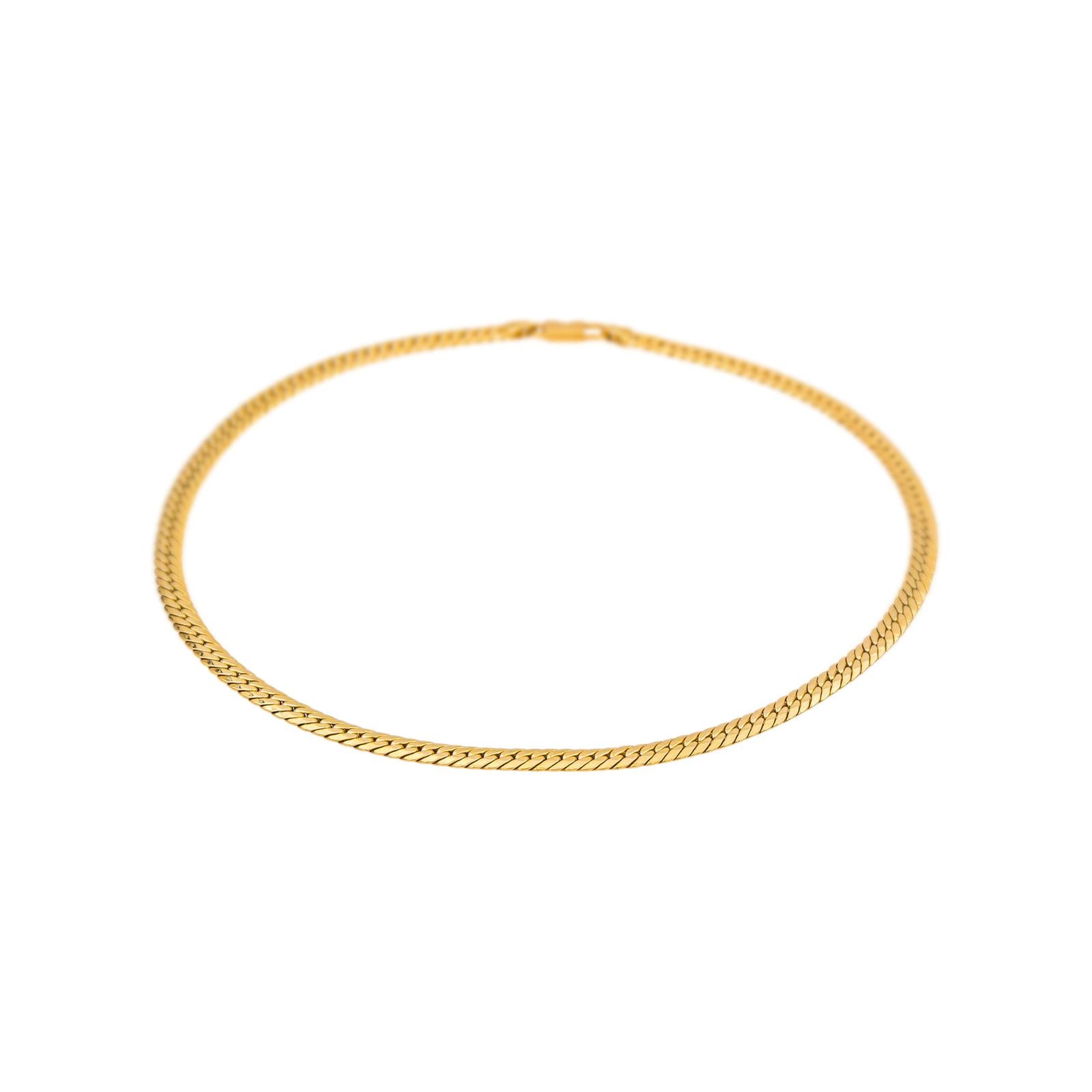 Collier Maille anglaise Or jaune