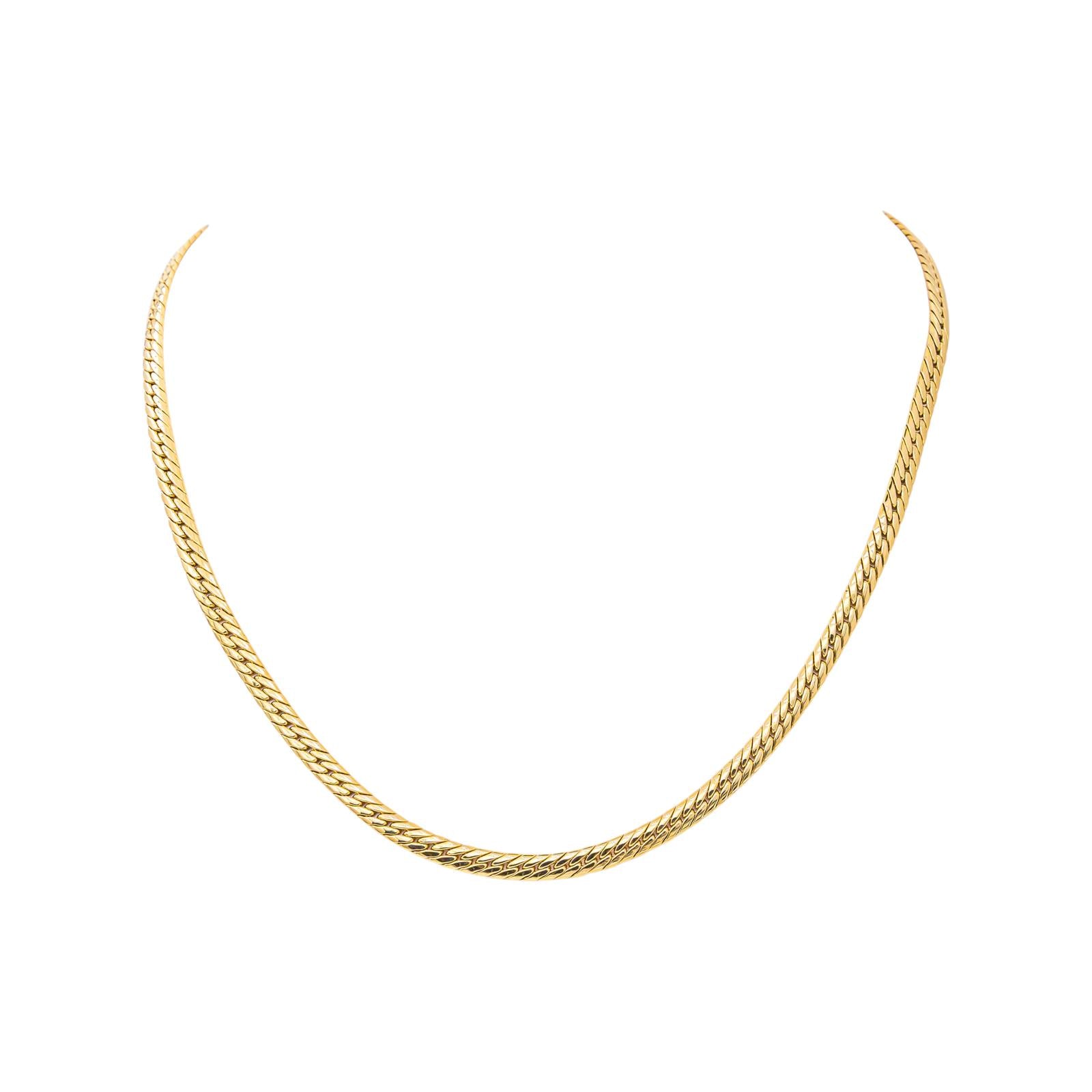 Collier Maille anglaise Or jaune