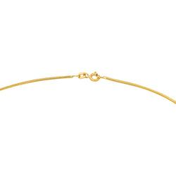 Collier Maille serpentine Or jaune