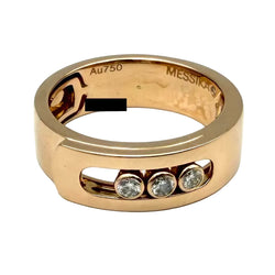 Bague Bandeau MESSIKA "Move Noa" PM en or rose et diamants
