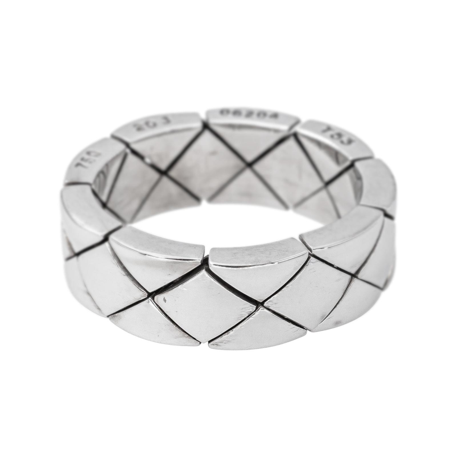 Chanel Bague Coco Crush Or blanc