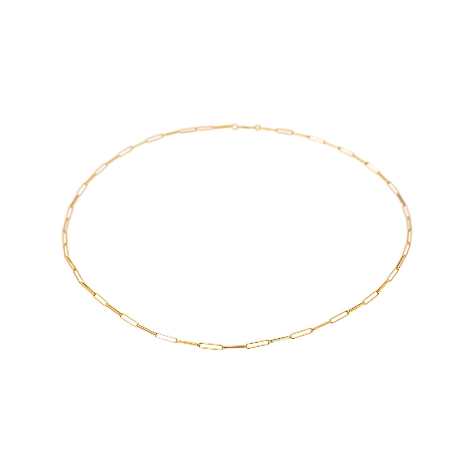 Collier Maille Forçat Or jaune