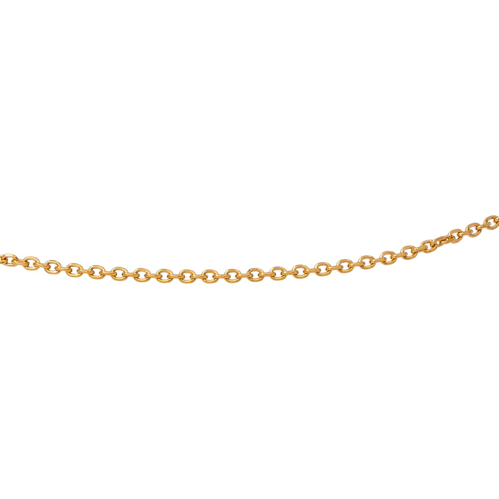 Collier Maille forçat Or jaune