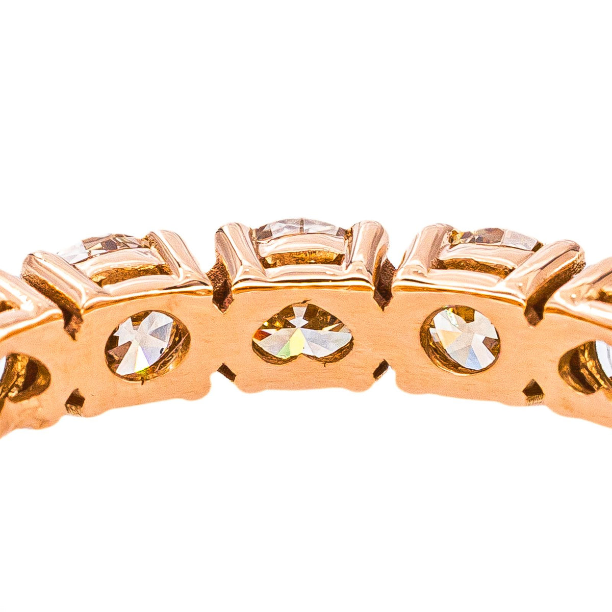 Bague Alliance américaine Or rose Diamant