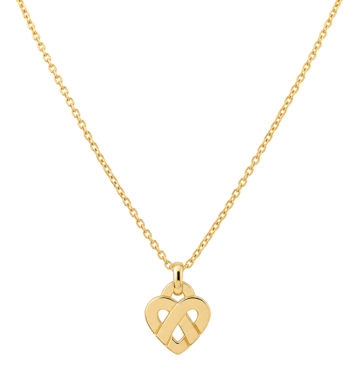 Collier Pendentif POIRAY "Entrelacé" PM en or jaune