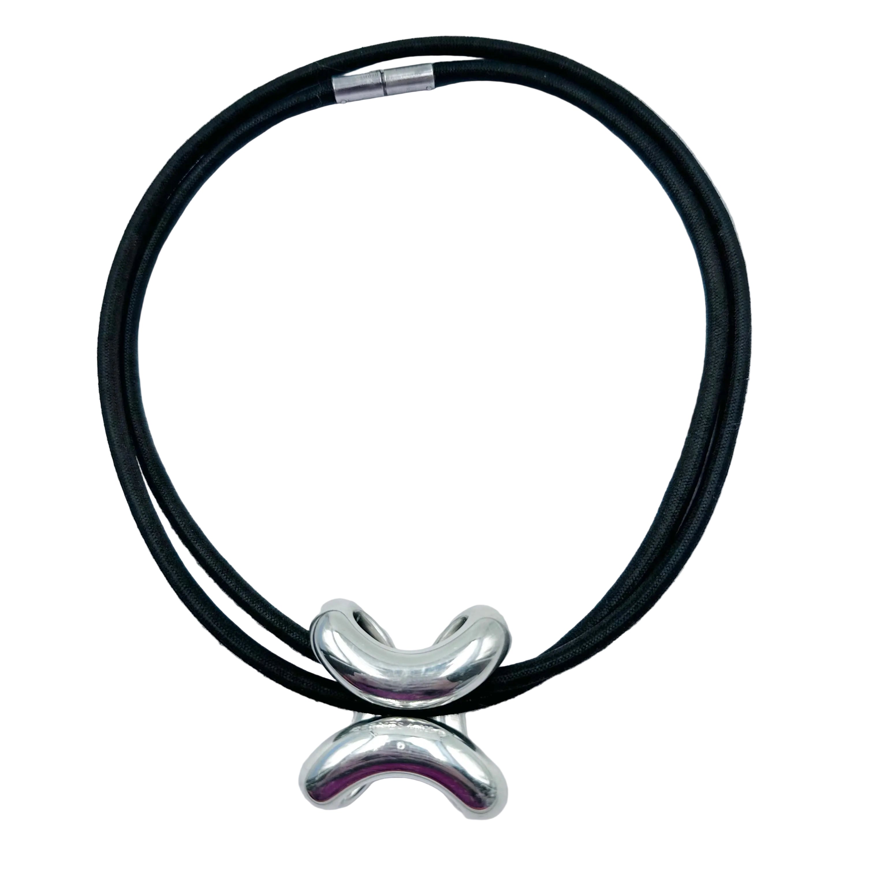 Collier Pendentif HERMÈS "Lima" en argent