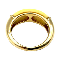 Bague Jonc JEAN ET PIERRE BELLIN en or jaune et ivoire