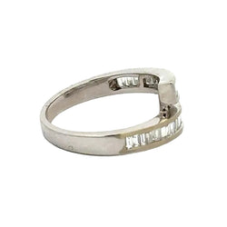 Bague Toi & Moi en or blanc et diamants