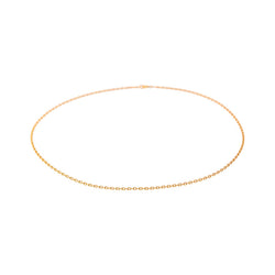 Collier Maille forçat Or rose
