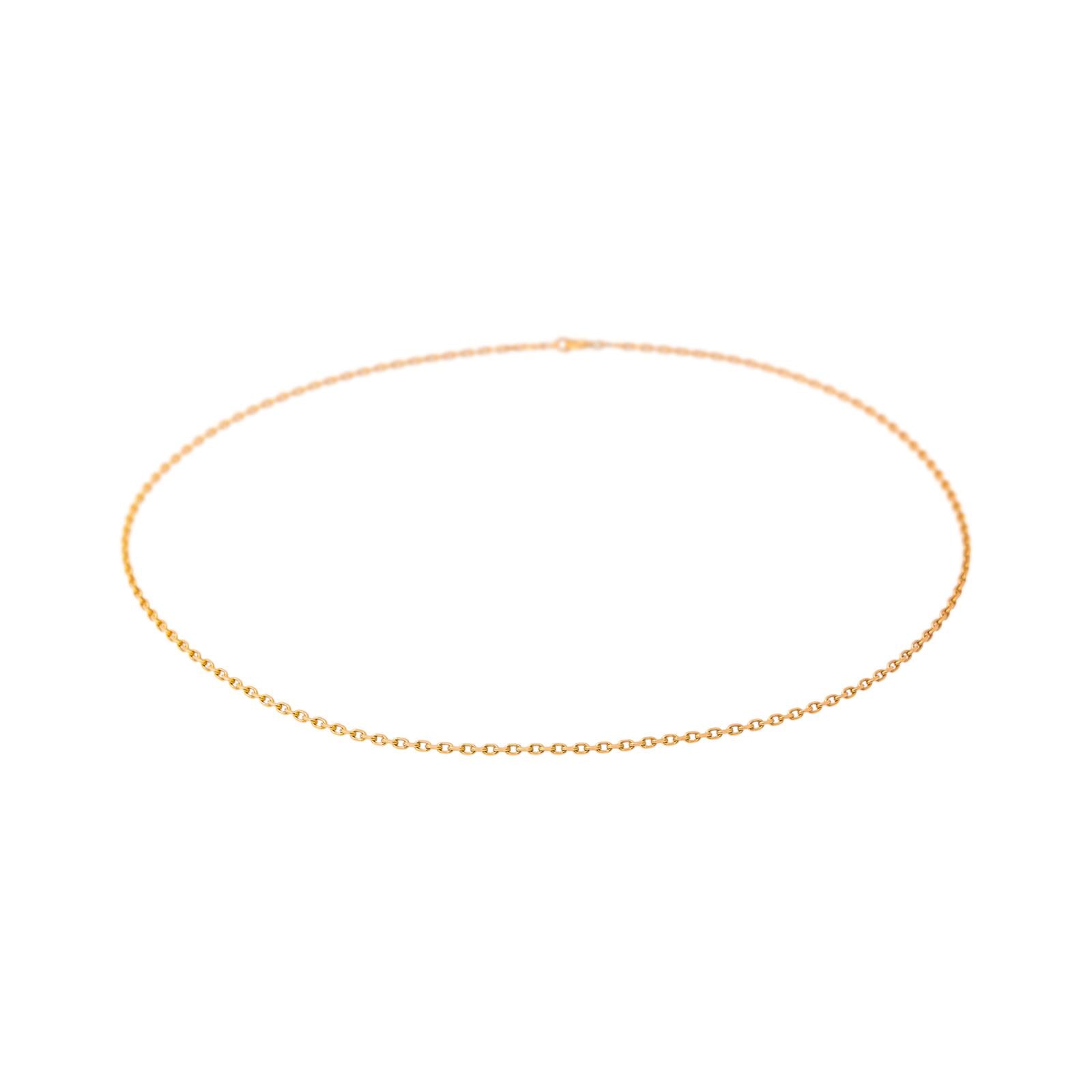 Collier Maille forçat Or rose