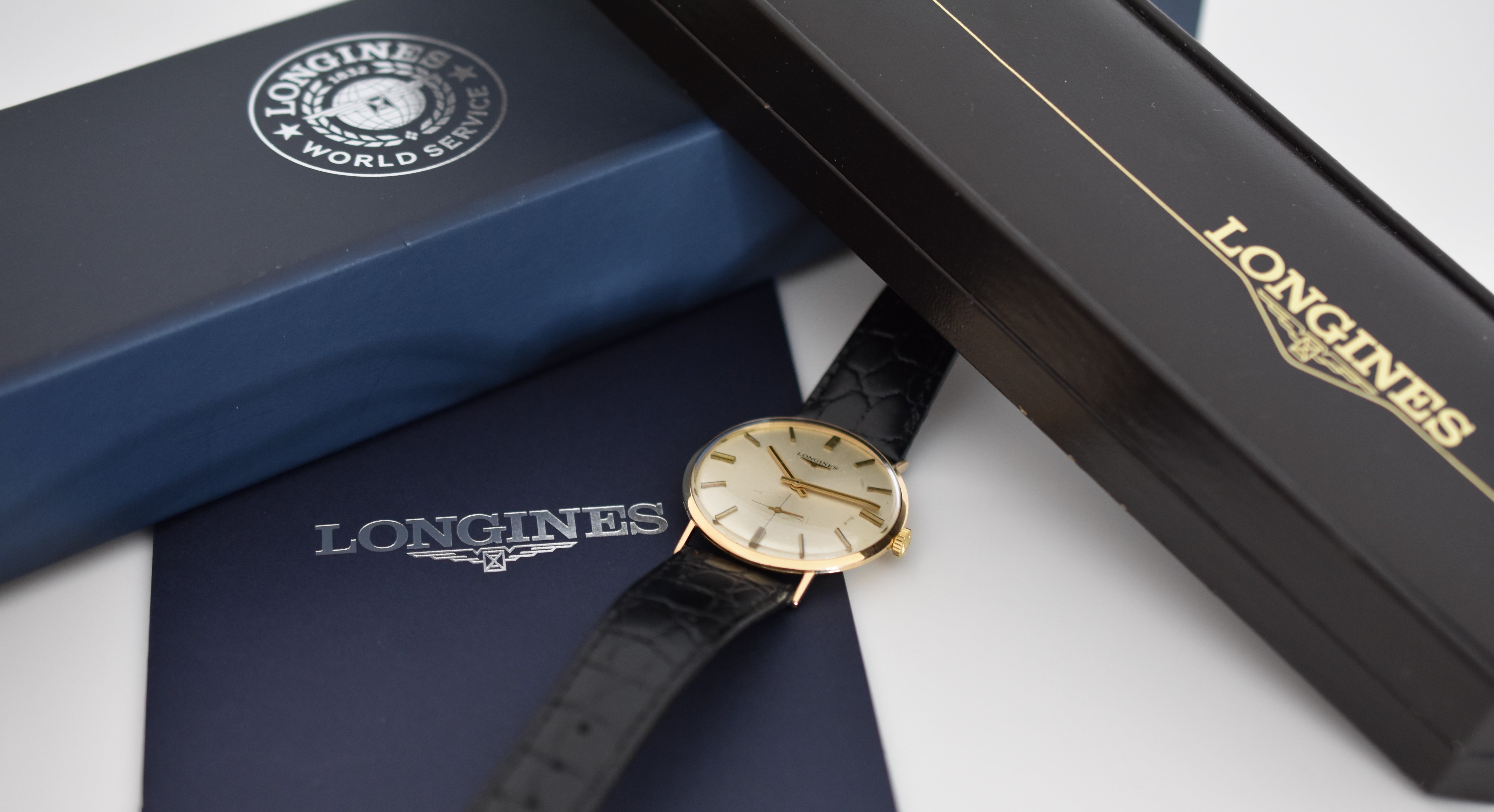 Longines "Classic Man", Calibre mécanique 420, or jaune 18 carats 750/000, Circa 1968