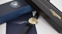 Longines "Classic Man", Calibre mécanique 420, or jaune 18 carats 750/000, Circa 1968