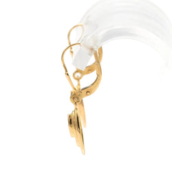 Boucles d'oreilles Pendantes en or jaune et saphirs