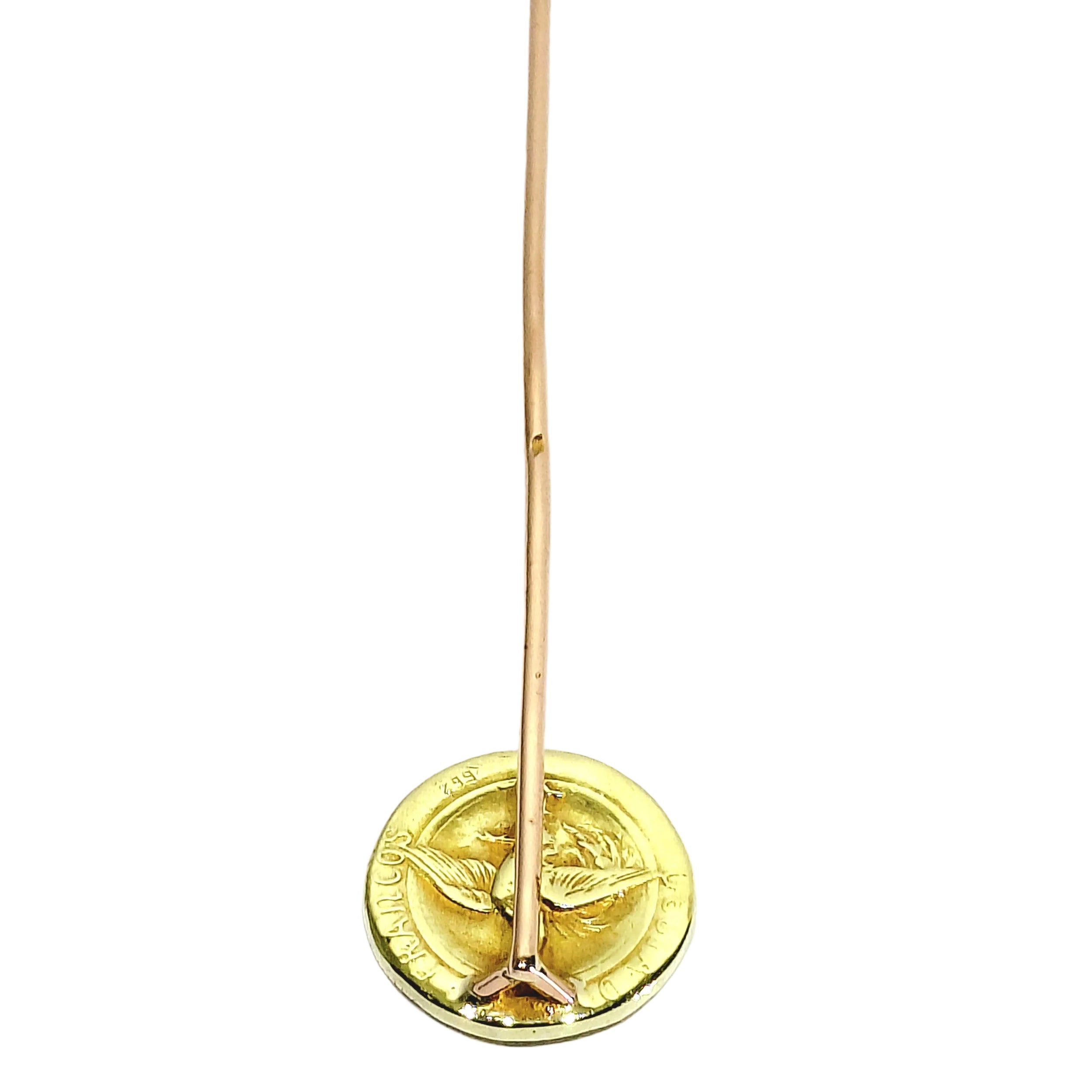 Épingle à cravate RÉVILLON en or jaune et or rose