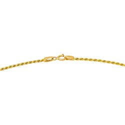 Collier Maille corde Or jaune