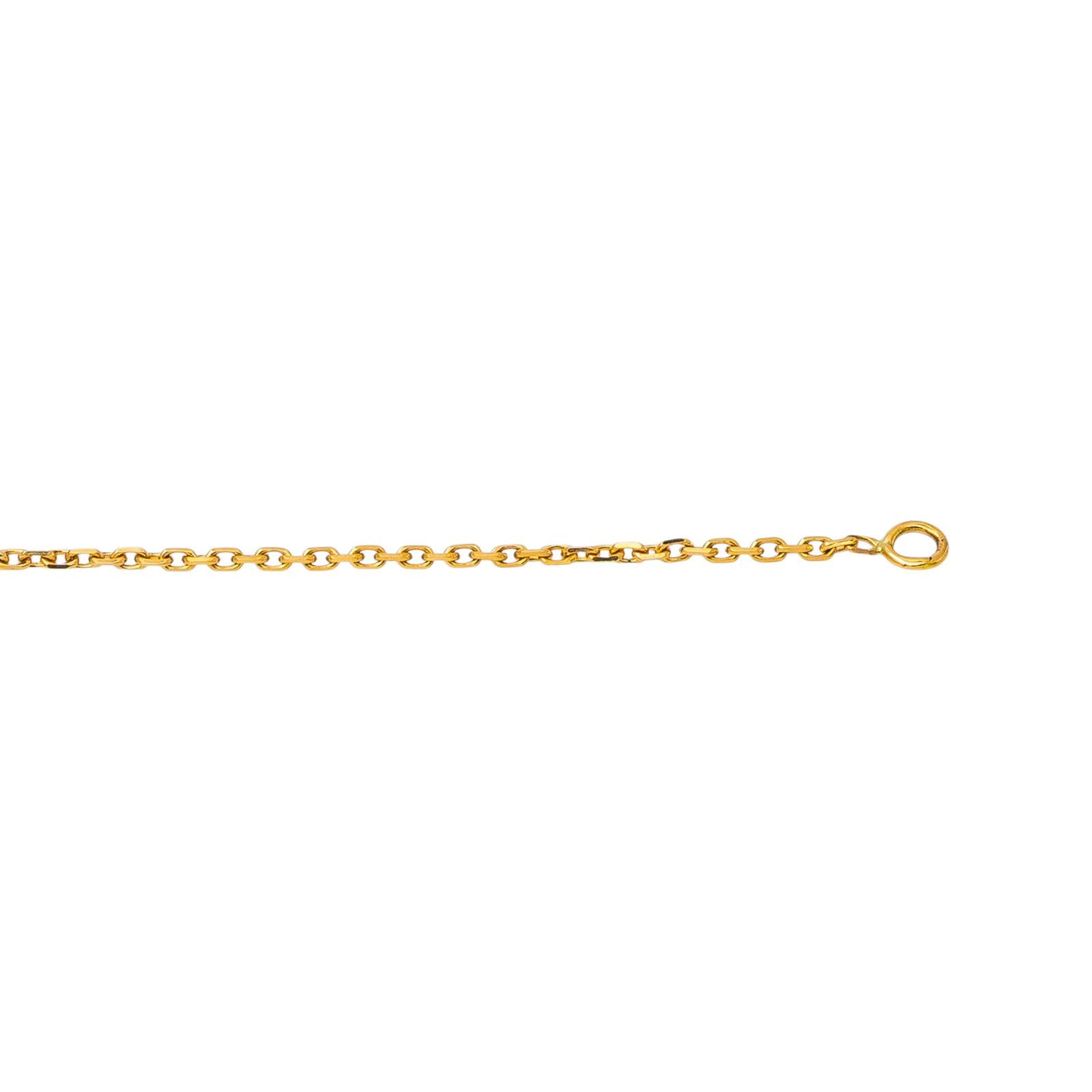 Collier Maille forçat Or jaune