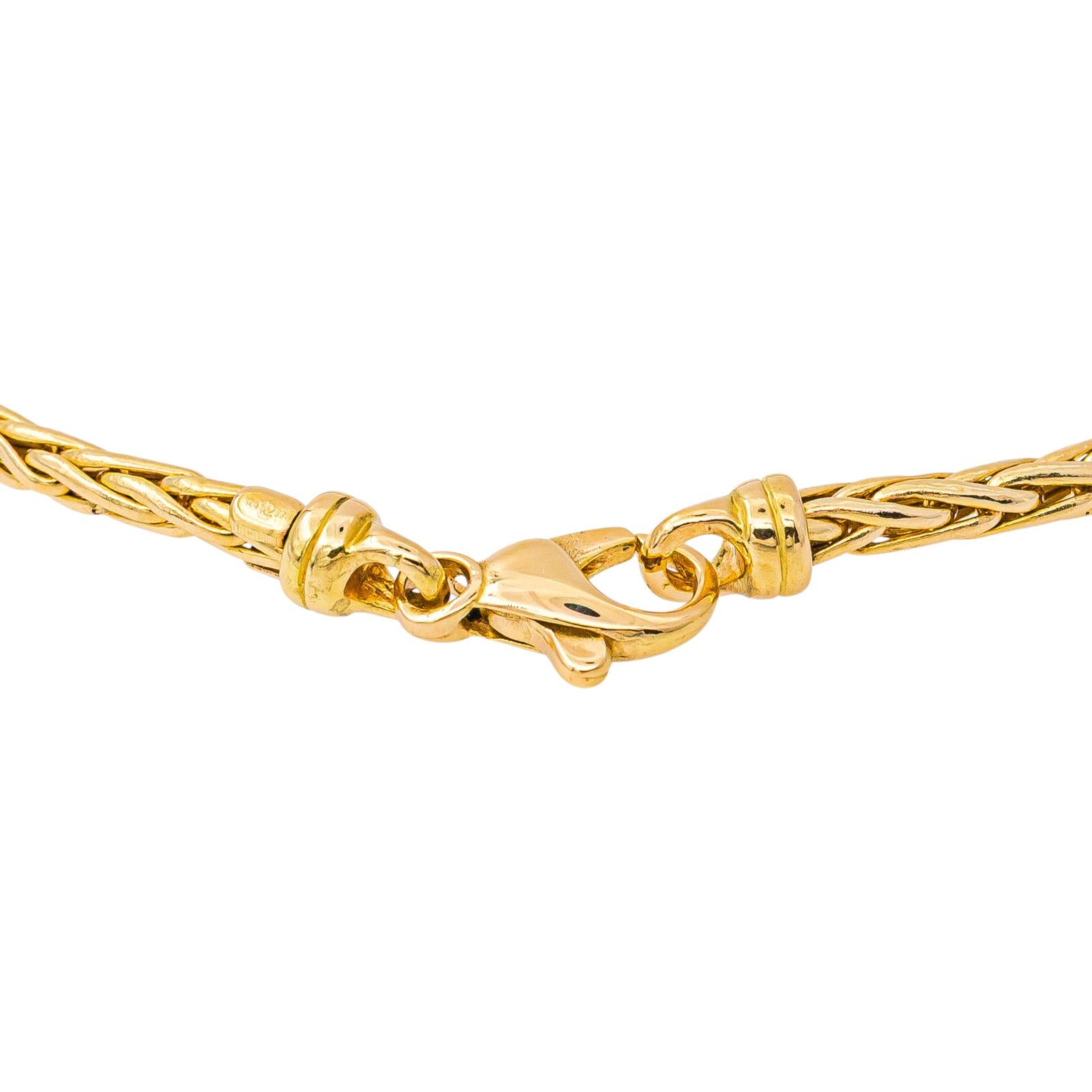 Bracelet Maille Palmier Or jaune