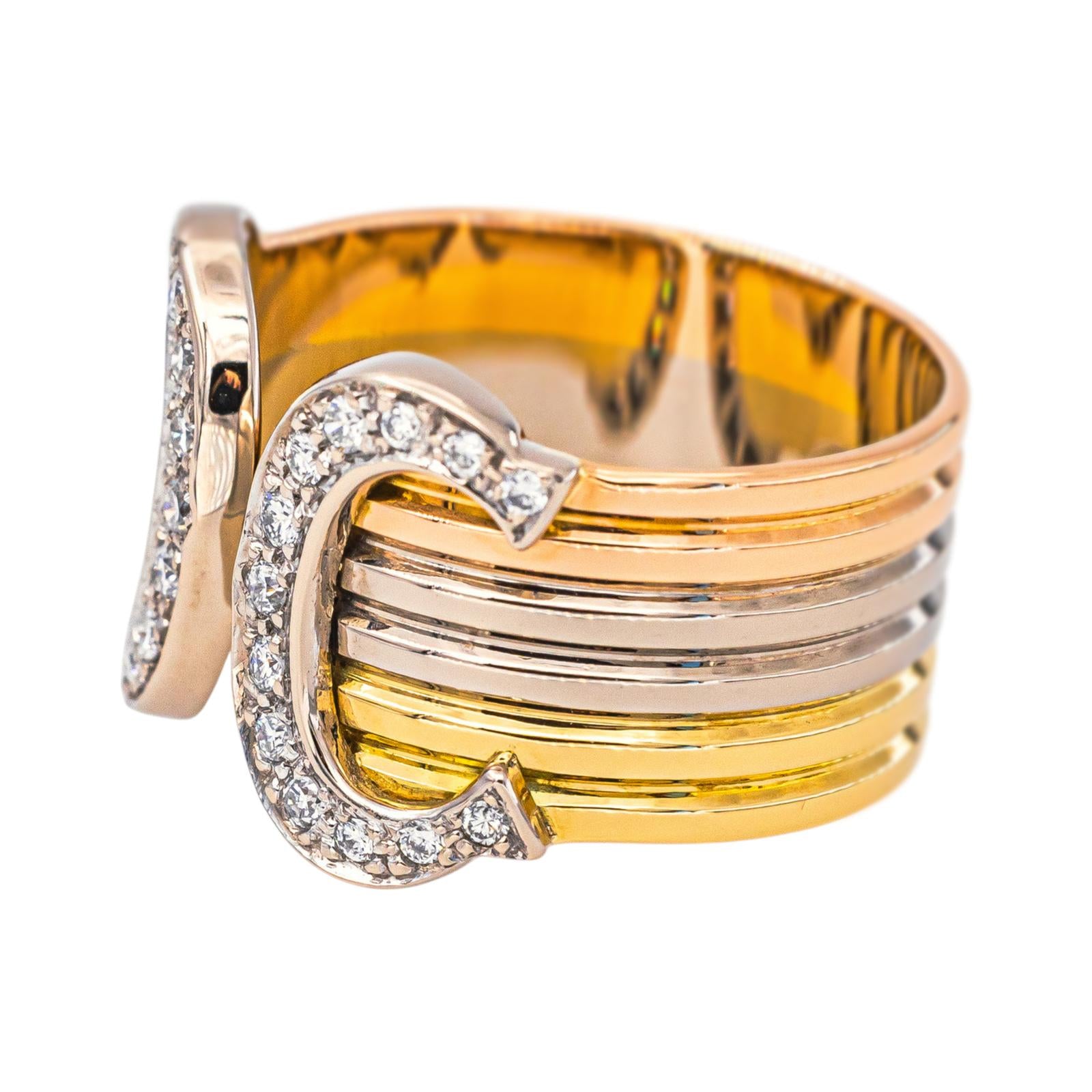 Cartier Bague C de Cartier Or jaune Diamant