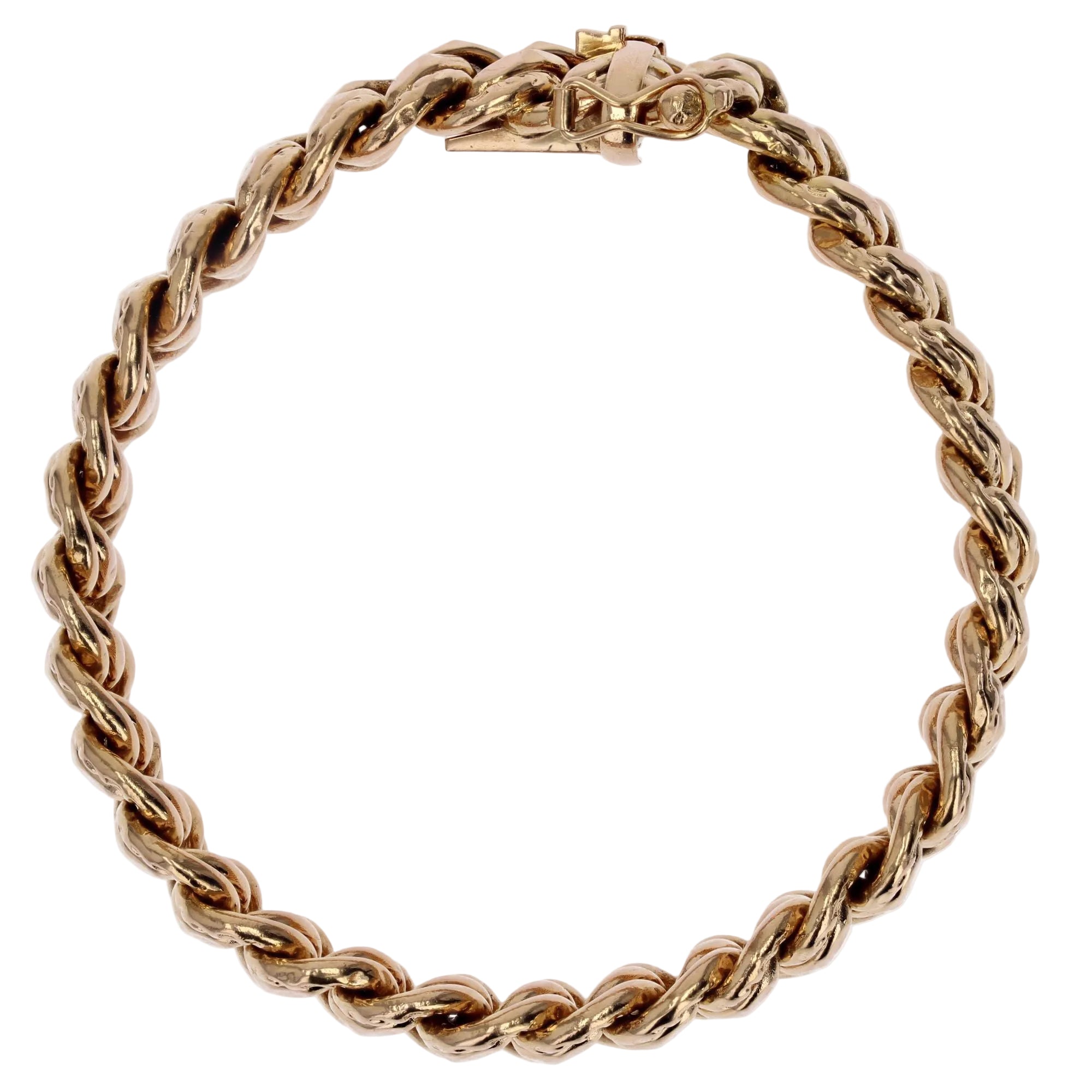 Bracelet Maille en or rose