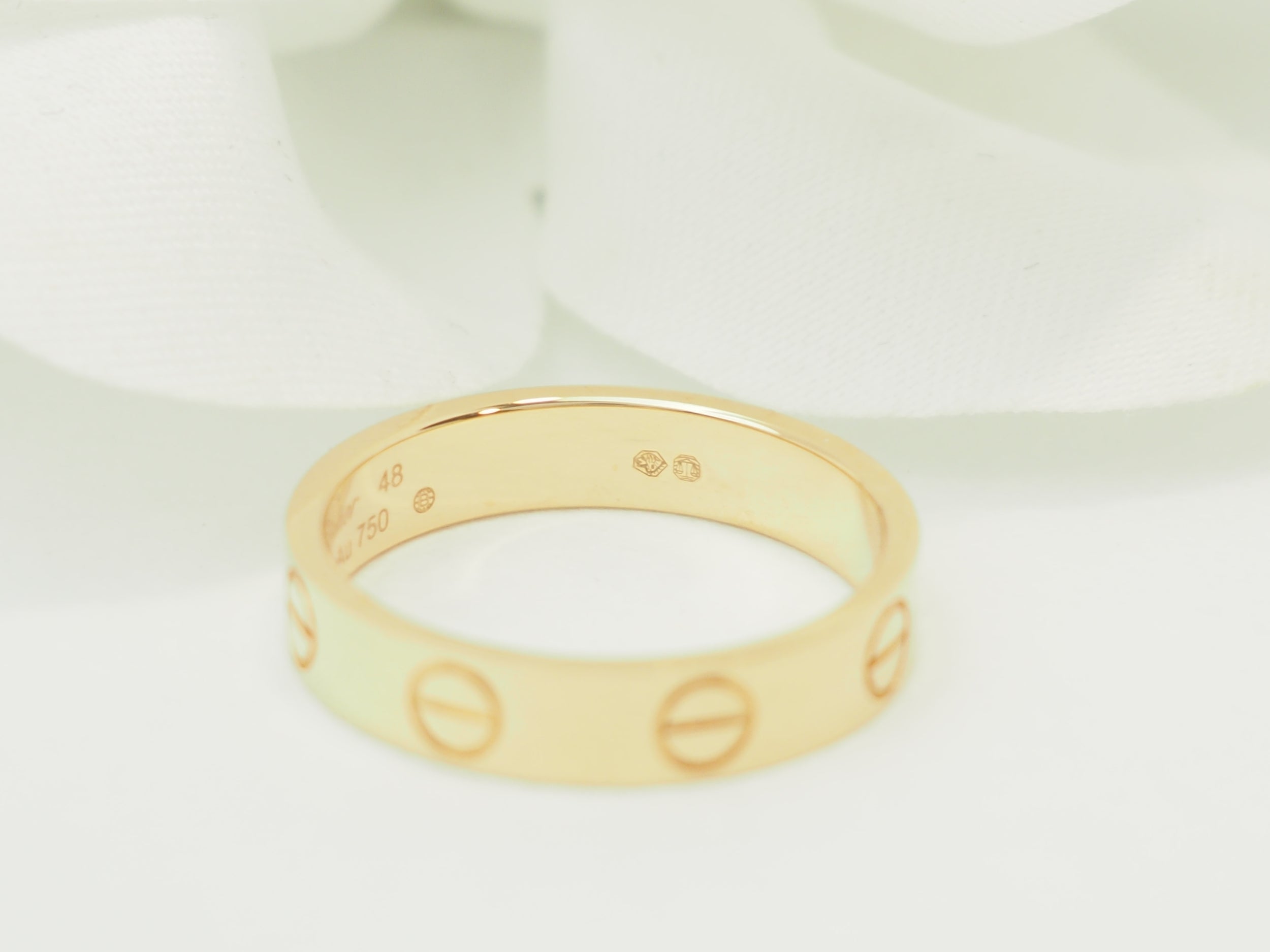 Bague Alliance CARTIER "Love" PM en or jaune