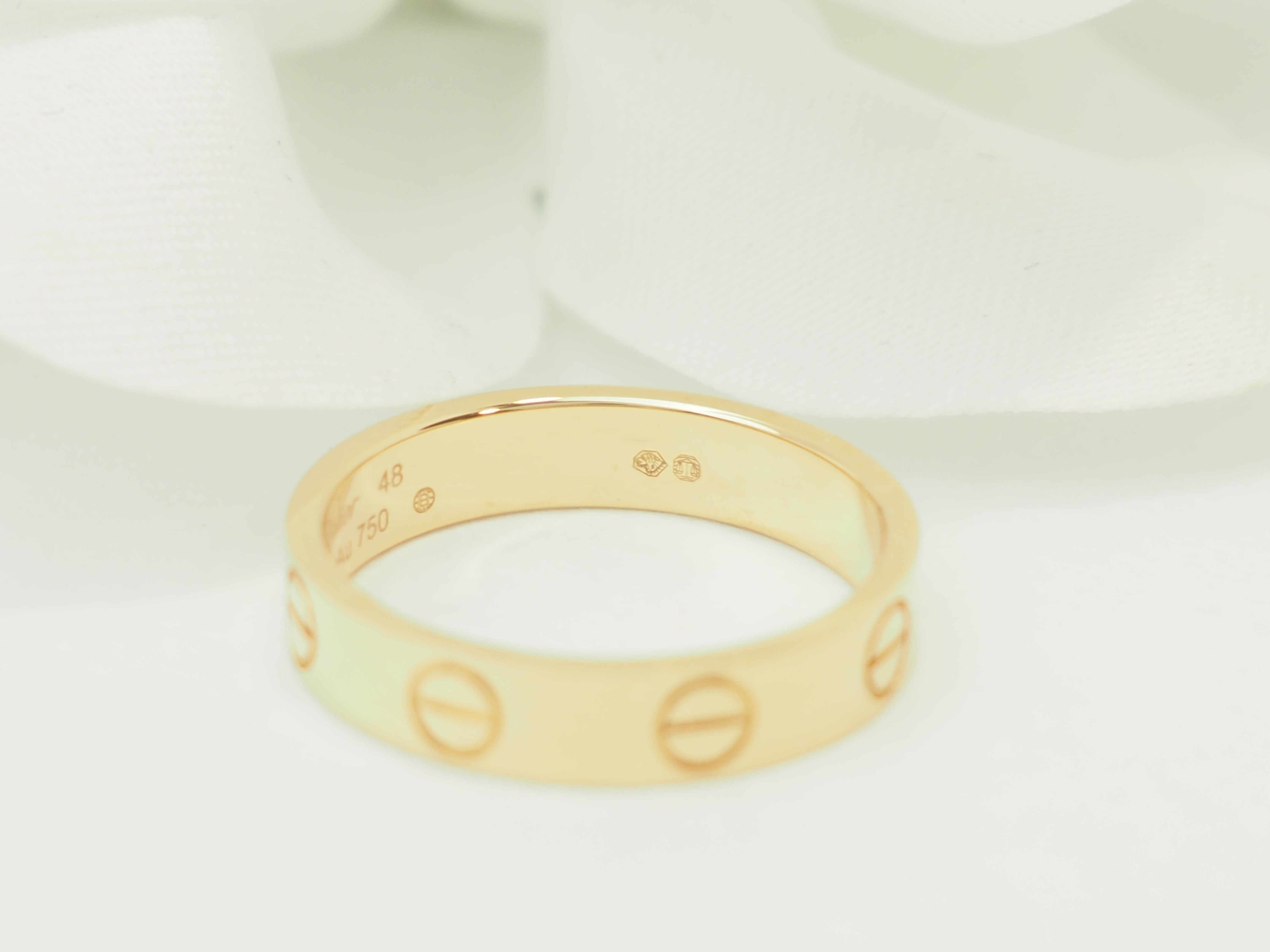 Bague Alliance CARTIER "Love" PM en or jaune