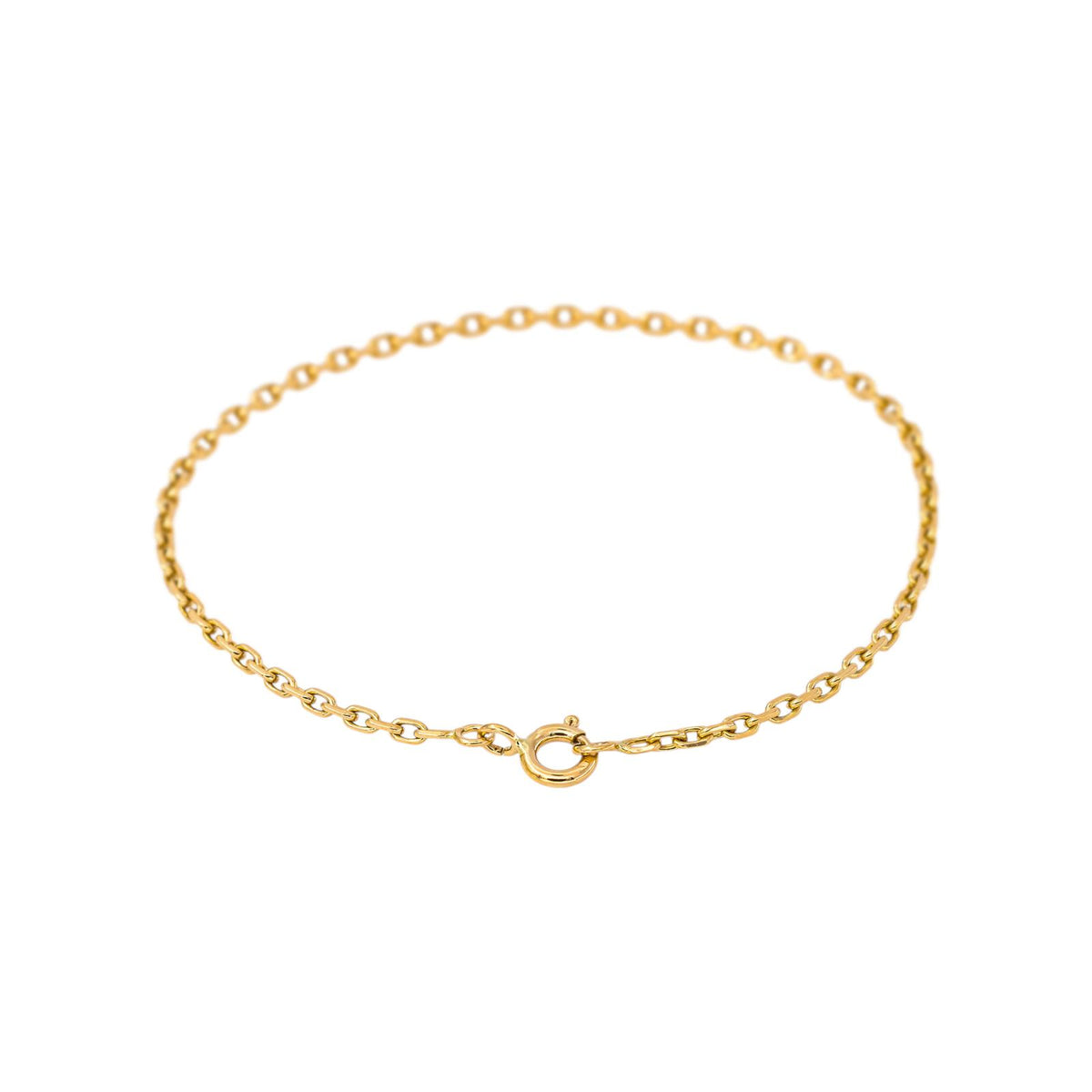 Bracelet Maille Forçat Or jaune