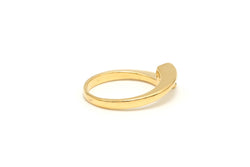 Bague Solitaire en or jaune et diamant