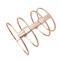 Bracelet Messika, "Glam'Azone", or rose, diamants.