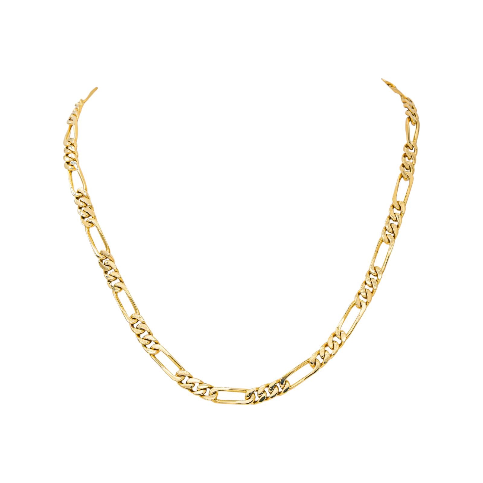 Collier Maille alternée Or jaune