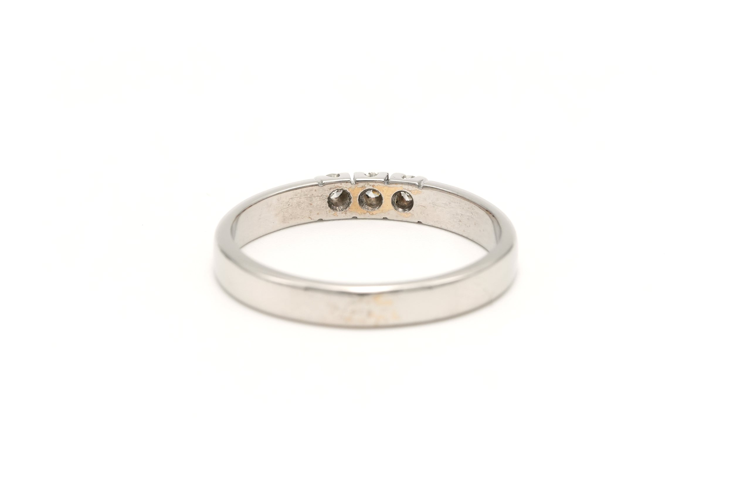 Bague Trilogie en or blanc et diamants